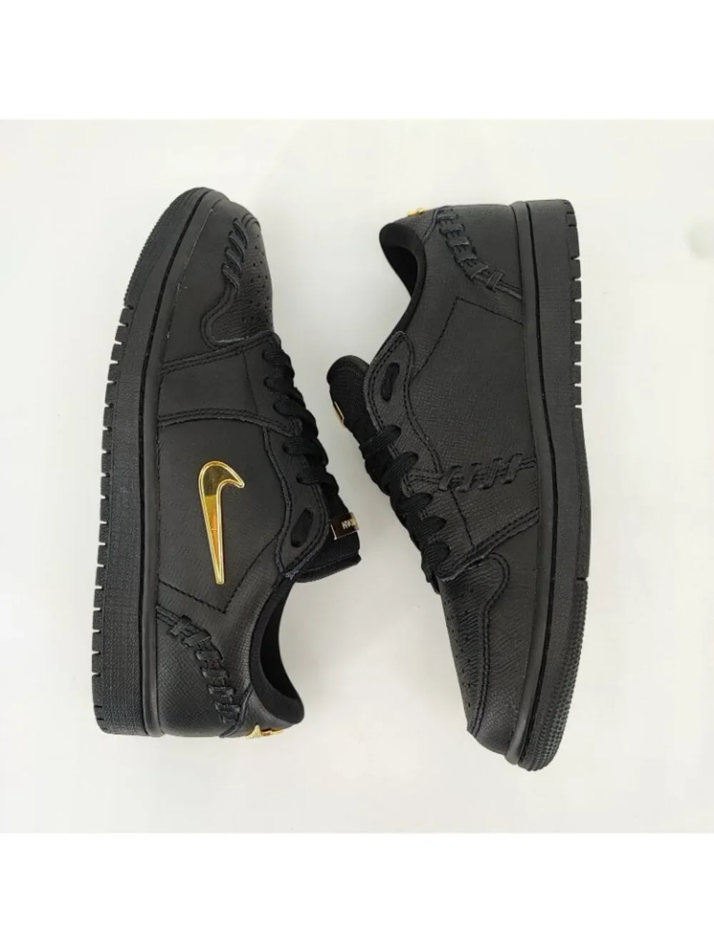 Nike Air Jordan 1 Low Method of Make Women's Size 7 Leather Black FN5032-007